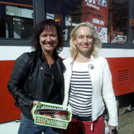 Marta Semelová s Helenou Grofovou